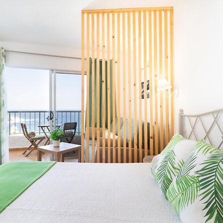 Cozy Seafront Studio With Balcony & Ocean Views San Marcos  Luaran gambar