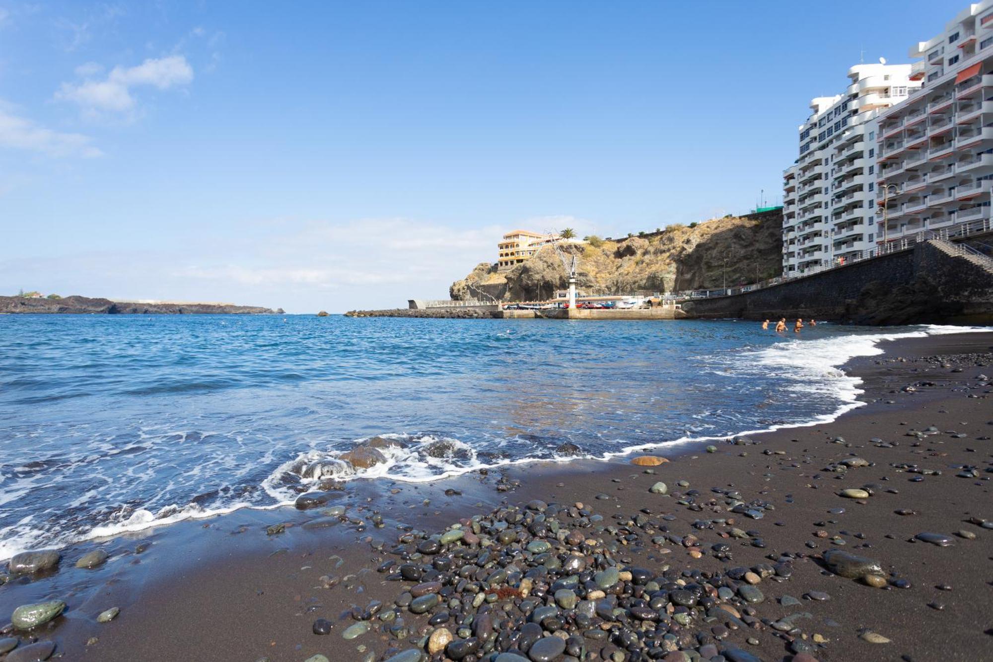 Cozy Seafront Studio With Balcony & Ocean Views San Marcos  Luaran gambar