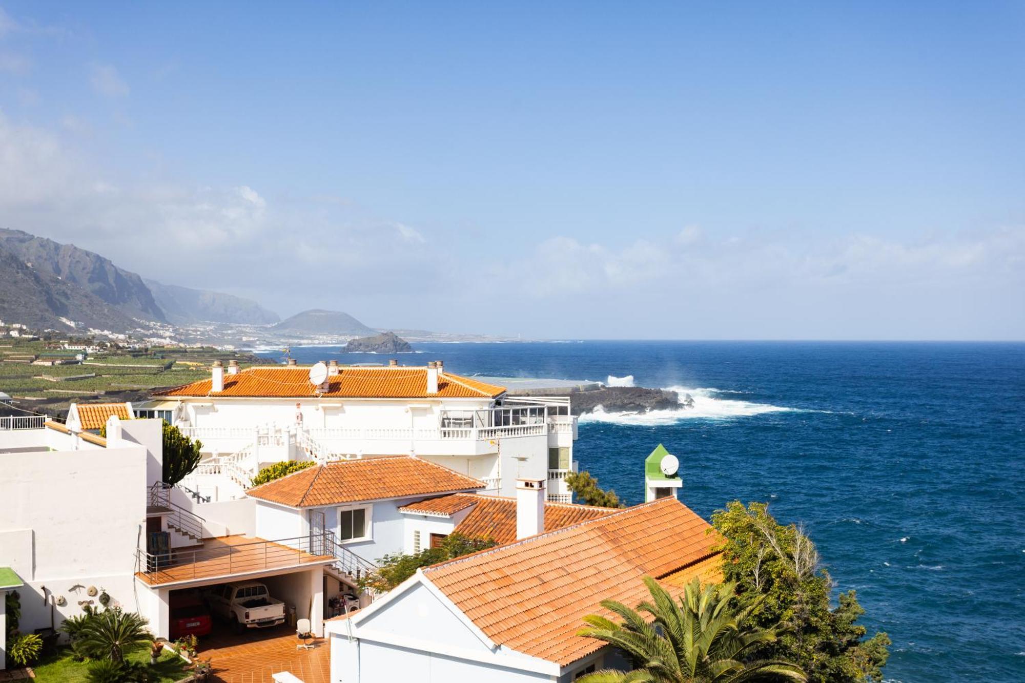 Cozy Seafront Studio With Balcony & Ocean Views San Marcos  Luaran gambar