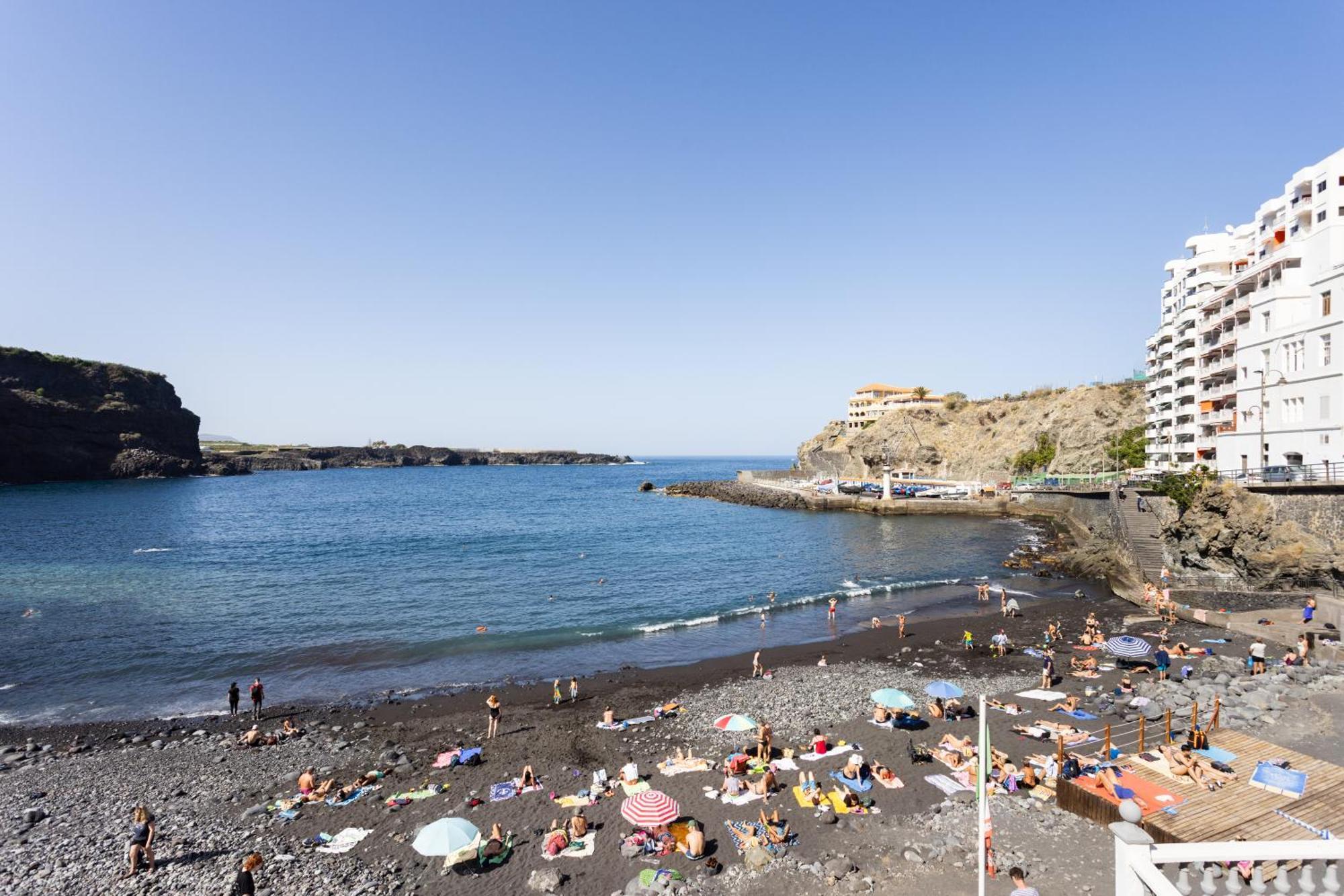 Cozy Seafront Studio With Balcony & Ocean Views San Marcos  Luaran gambar